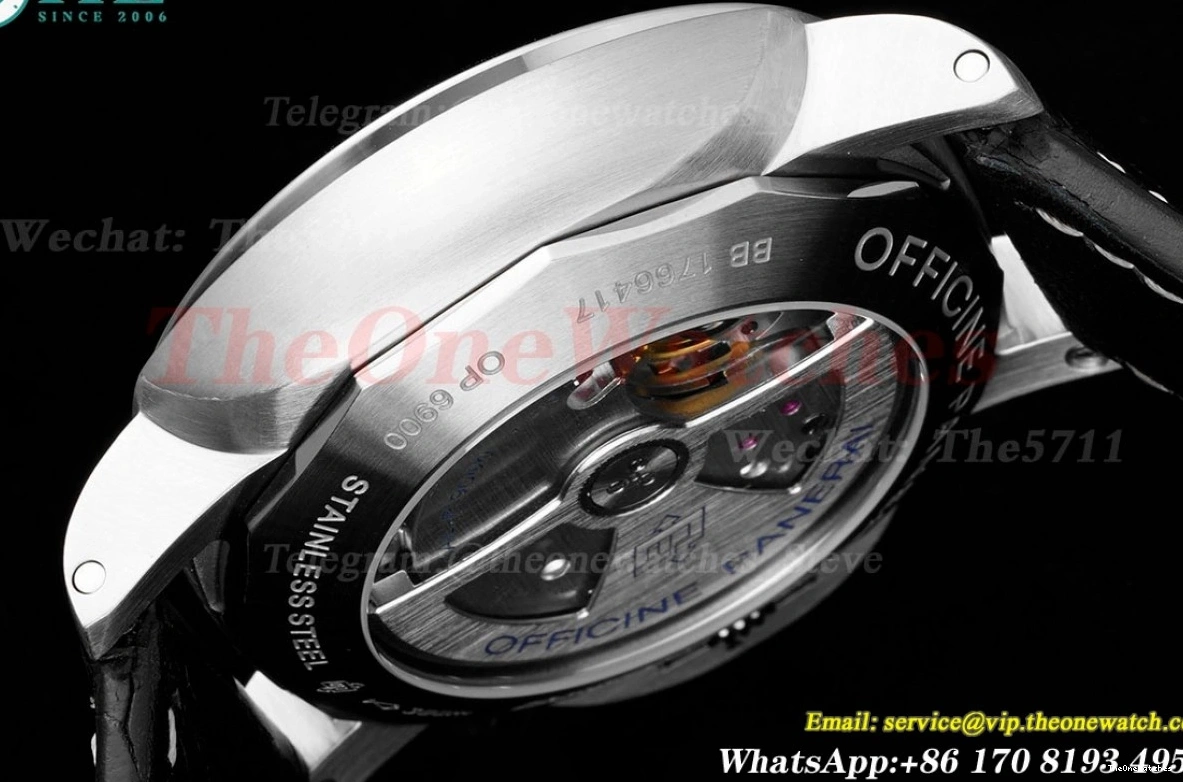 PAM531 VSF Black 44mm Super Clone Luminor Dial P9003 SS LE 0130